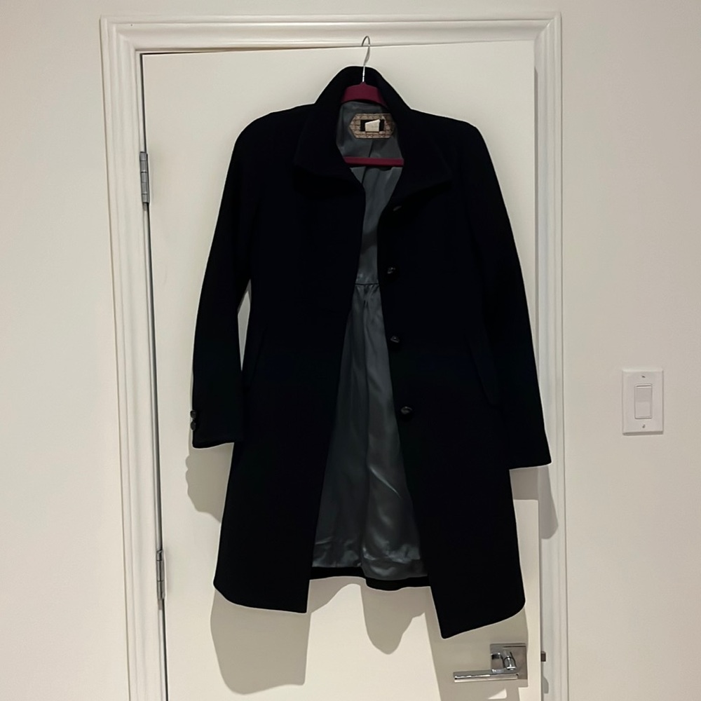 J.Crew Women’s Black Wool Peacoat